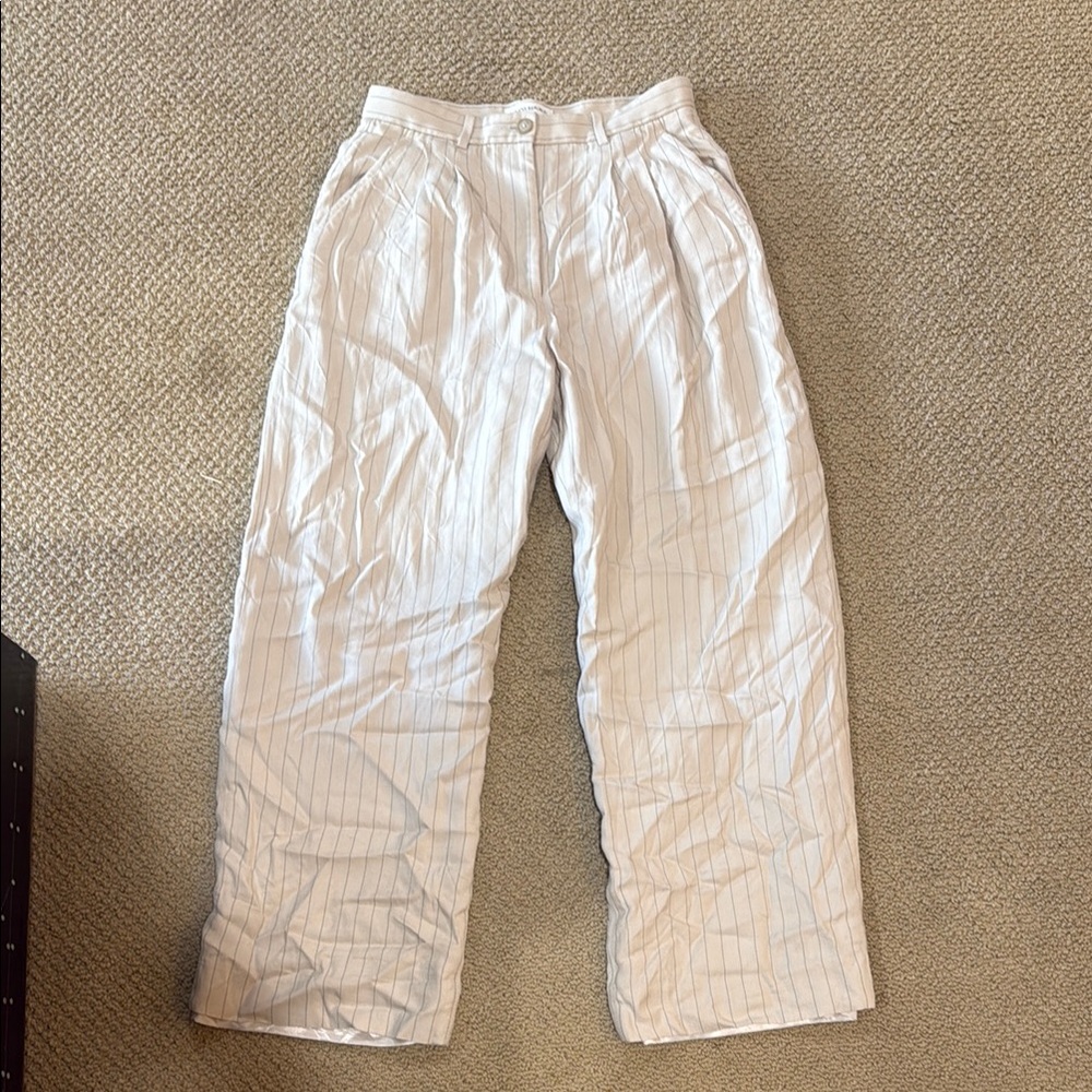 Banana Republic White Dress Pants with Straight Leg
